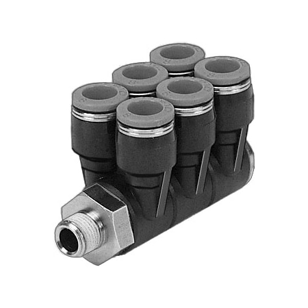 Festo Multiple Distributor QSLV6-1/4-5/16-U QSLV6-1/4-5/16-U